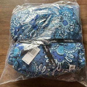 Vera Bradley Blue Tapestry Throw Blanket